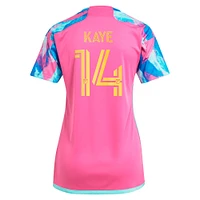 Women's adidas Mark-Anthony Kaye Pink Toronto FC 2023 The Energy Kit Replica Player Jersey