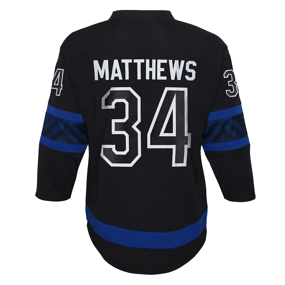 Auston Matthews Black Toronto Maple Leafs Alternate Premier Player Jersey