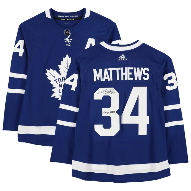 Auston Matthews Toronto Maple Leafs Mitchell & Ness 2017 Blue Line Player  Jersey - Blue