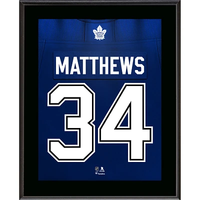 Auston Matthews Toronto Maple Leafs 10.5" x 13" Jersey Number Sublimated Player Plaque
