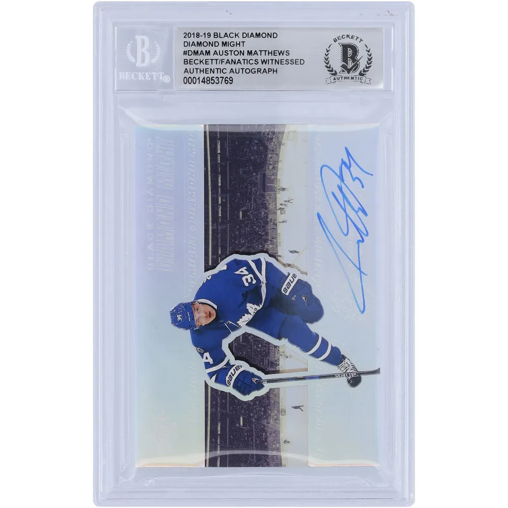 Auston Matthews Autographed Toronto Maple Leafs Blue Fanatics