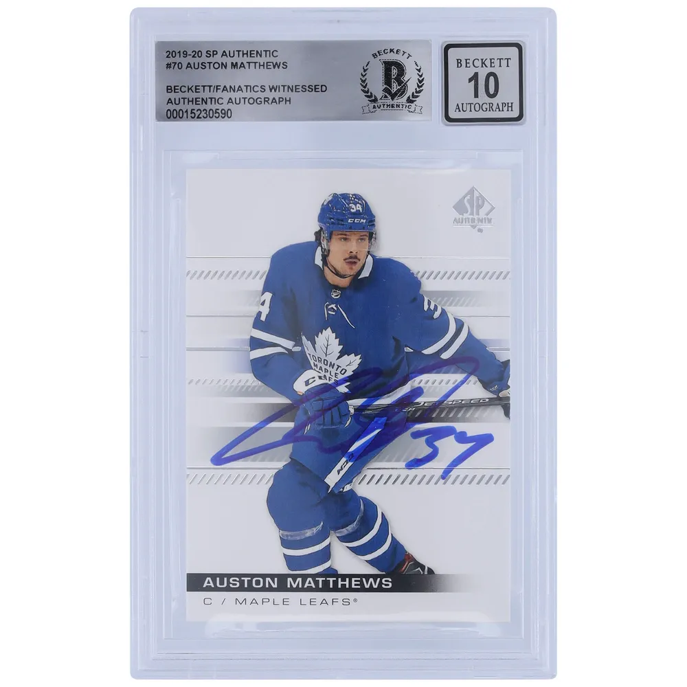 Auston Matthews Autographed Toronto Maple Leafs Pro Jersey
