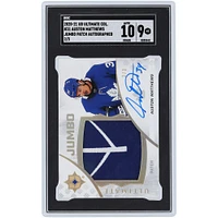 Carte authentifiée 9/10 SGC #31 #2/3 de la collection Ultimate Upper Deck 2020-21 autographiée par Auston Matthews des Maple Leafs de Toronto