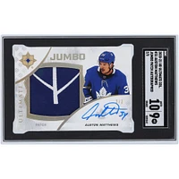 Carte authentifiée 9/10 SGC #31 #2/3 de la collection Ultimate Upper Deck 2020-21 autographiée par Auston Matthews des Maple Leafs de Toronto