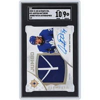 Carte authentifiée 9/10 SGC #31 #2/3 de la collection Ultimate Upper Deck 2020-21 autographiée par Auston Matthews des Maple Leafs de Toronto