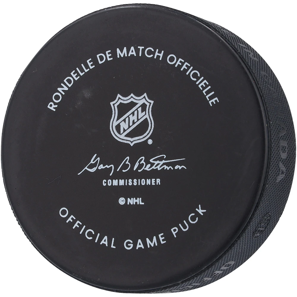 Auston Matthews Toronto Maple Leafs Autographed 2024 NHL All-Star Game Official Game Puck with Multiple Inscriptions - Limited Edition of 24