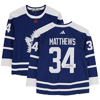 Auston Matthews Toronto Maple Leafs Autographed adidas 2022-23 Reverse Retro Authentic Jersey