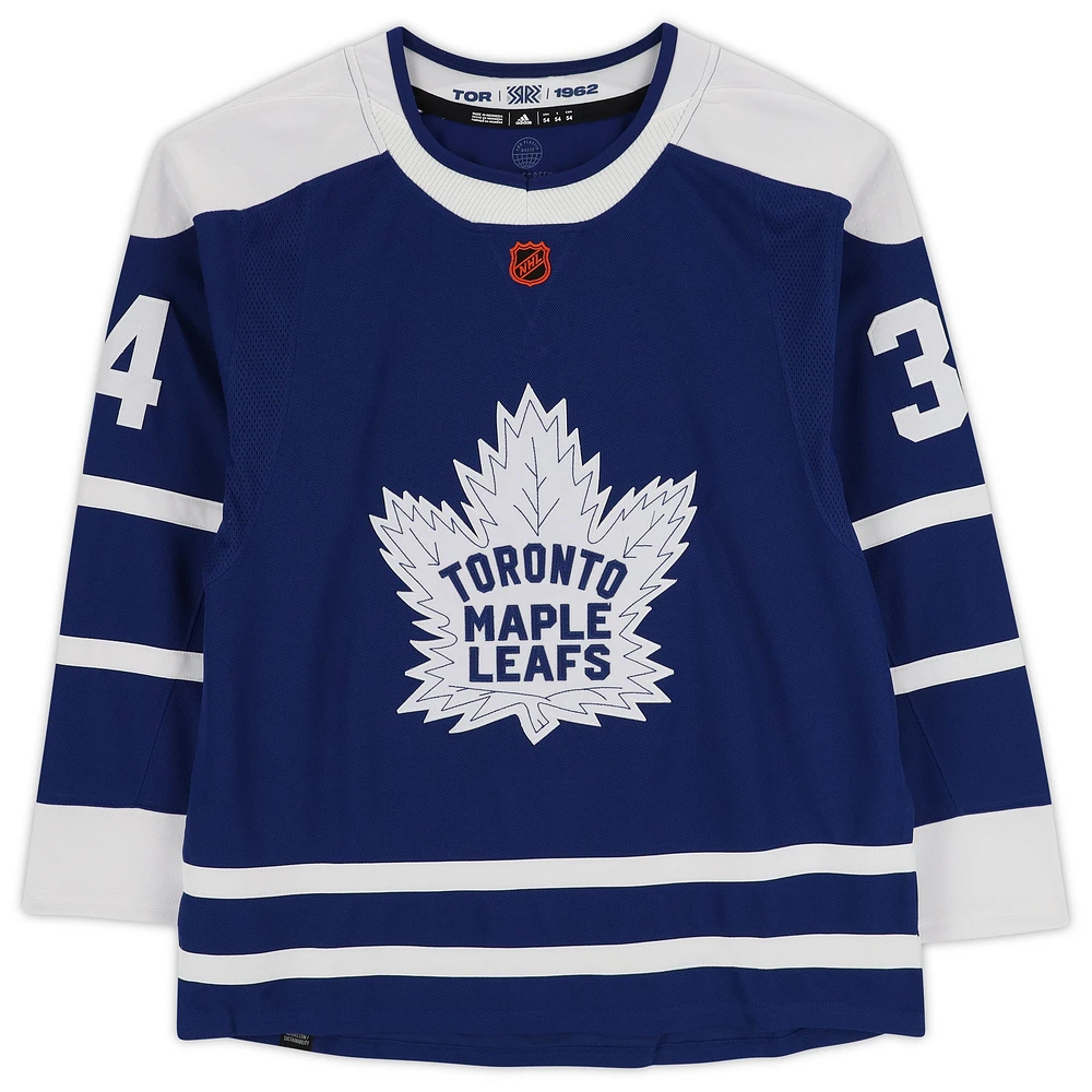 Auston Matthews Toronto Maple Leafs Autographed adidas 2022-23 Reverse Retro Authentic Jersey