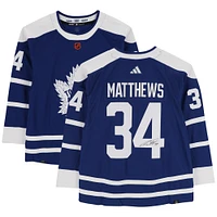 Auston Matthews Toronto Maple Leafs Autographed adidas 2022-23 Reverse Retro Authentic Jersey