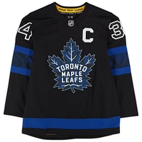 Auston Matthews Toronto Maple Leafs Autographed Black Alternate Fanatics Premium Jersey