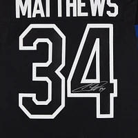 Auston Matthews Toronto Maple Leafs Autographed Black Alternate Fanatics Premium Jersey