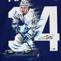 Auston Matthews Toronto Maple Leafs Autographed Blue Adidas Authentic Jersey - Art by Eric Sevigny - #1 of Limited Edition 1 - B677046