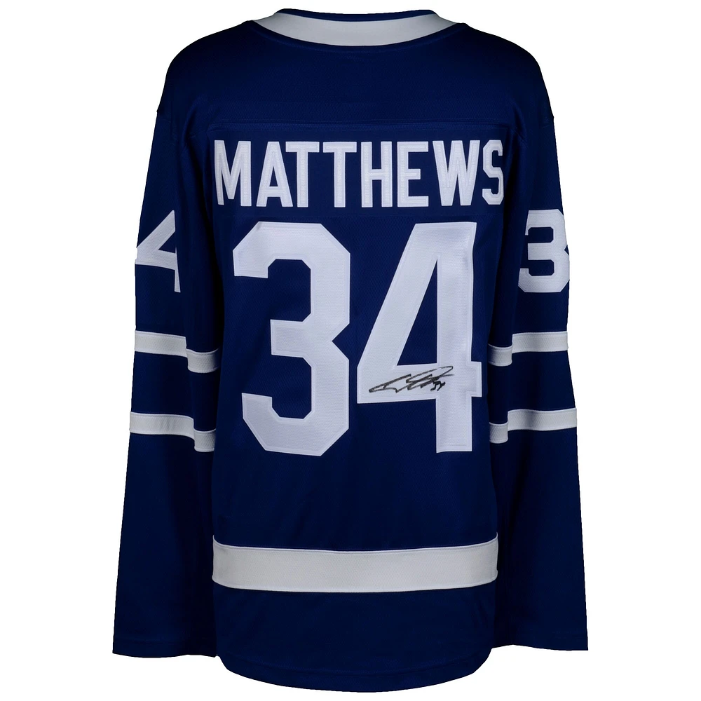 Auston Matthews Toronto Maple Leafs Autographed Fanatics Breakaway Jersey