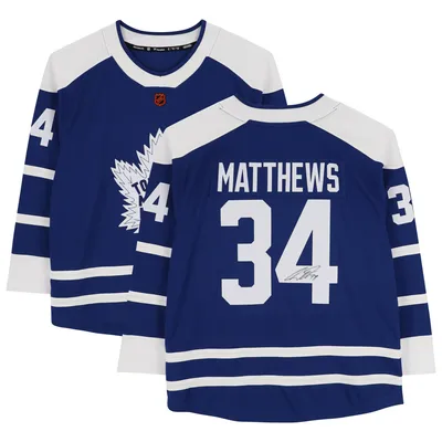 Auston Matthews Signed Maple Leafs Jersey (Fanatics Hologram)