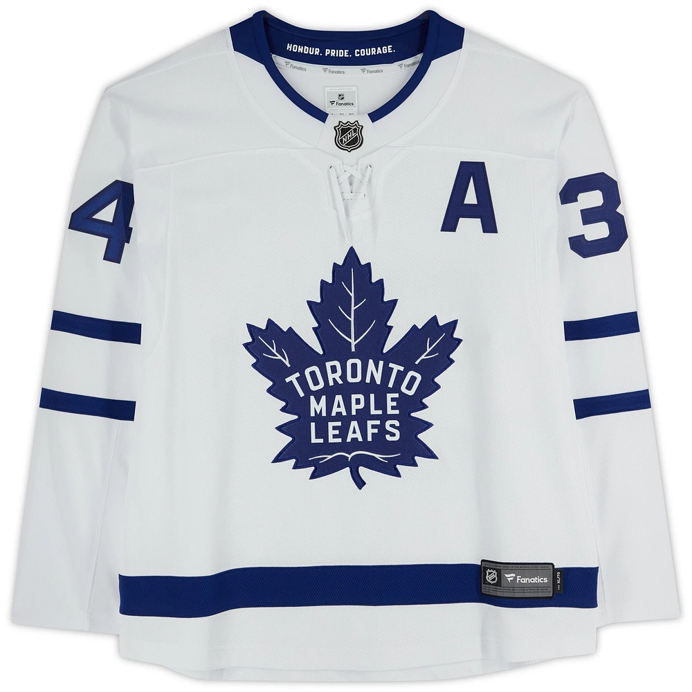 Auston Matthews Toronto Maple Leafs Autographed Fanatics Breakaway Jersey - Art by Eric Sevigny - Limited Edition #1/1 - XJ05530222