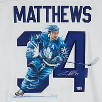 Auston Matthews Toronto Maple Leafs Autographed Fanatics Breakaway Jersey - Art by Eric Sevigny - Limited Edition #1/1 - XJ05530222