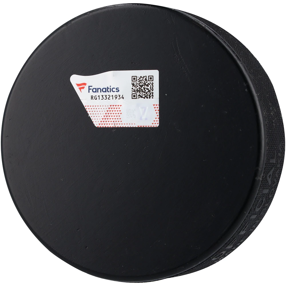 Auston Matthews Toronto Maple Leafs Autographed Hockey Puck with "Papi" Inscription - USA Art by Stadium Custom Kicks - Limited Edition #1/1