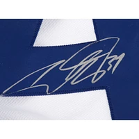 Maillot Adidas authentique blanc autographié par Auston Matthews des Maple Leafs de Toronto