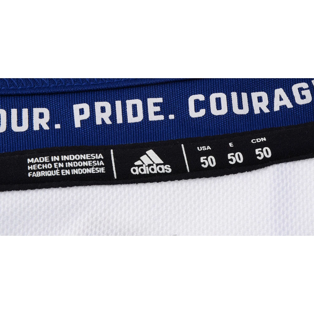 Maillot Adidas authentique blanc autographié par Auston Matthews des Maple Leafs de Toronto