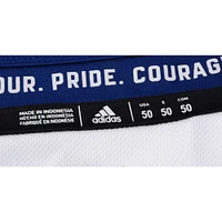 Maillot Adidas authentique blanc autographié par Auston Matthews des Maple Leafs de Toronto