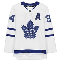 Auston Matthews Toronto Maple Leafs Autographed White adidas Jersey with "2021 Rocket Richard" Inscription