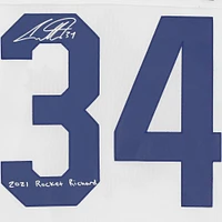 Auston Matthews Toronto Maple Leafs Autographed White adidas Jersey with "2021 Rocket Richard" Inscription