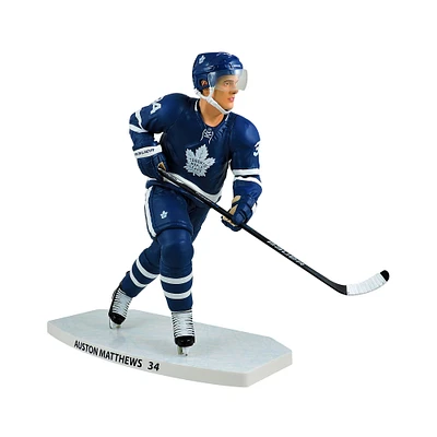 Figurine réplique du joueur Dragon de 12 pouces d'Auston Matthews des Maple Leafs de Toronto