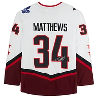 Auston Matthews White Toronto Maple Leafs Autographed 2022 NHL All-Star Game Fanatics Breakaway Jersey