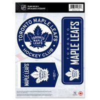 Blue Toronto Maple Leafs 8" x 11" Fan Decal Set