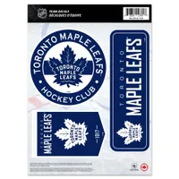 Ensemble d'autocollants pour ventilateur bleu Toronto Maple Leafs 8" x 11"