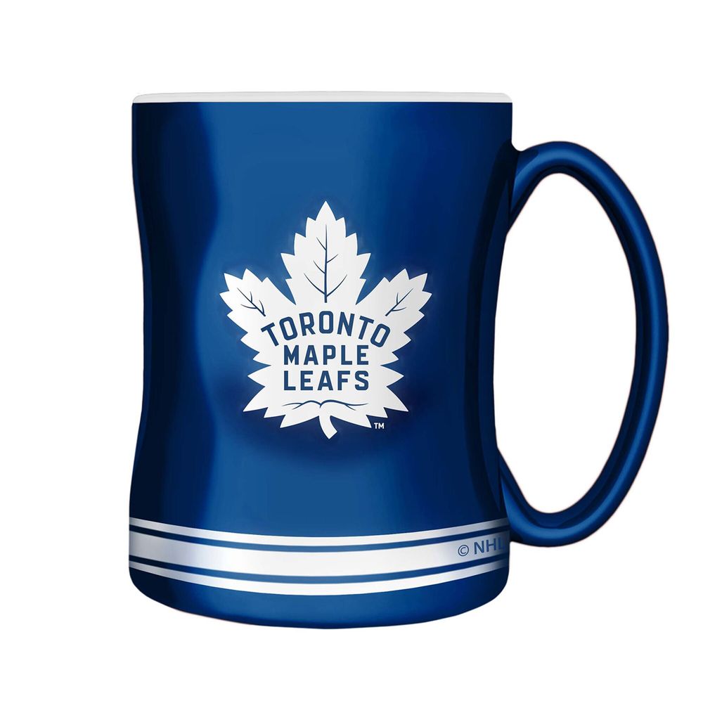 Blue Toronto Maple Leafs Sculpted Relief Mug