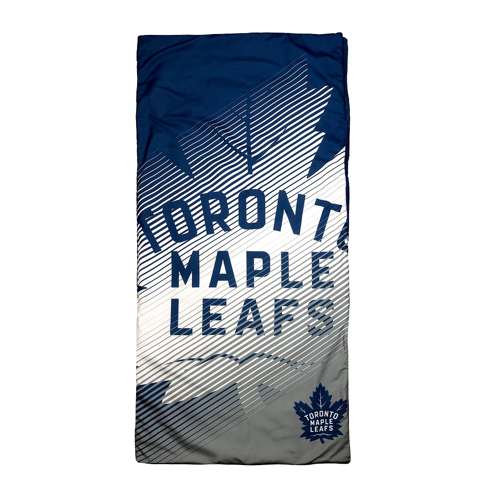 Sac de couchage bleu des Maple Leafs de Toronto