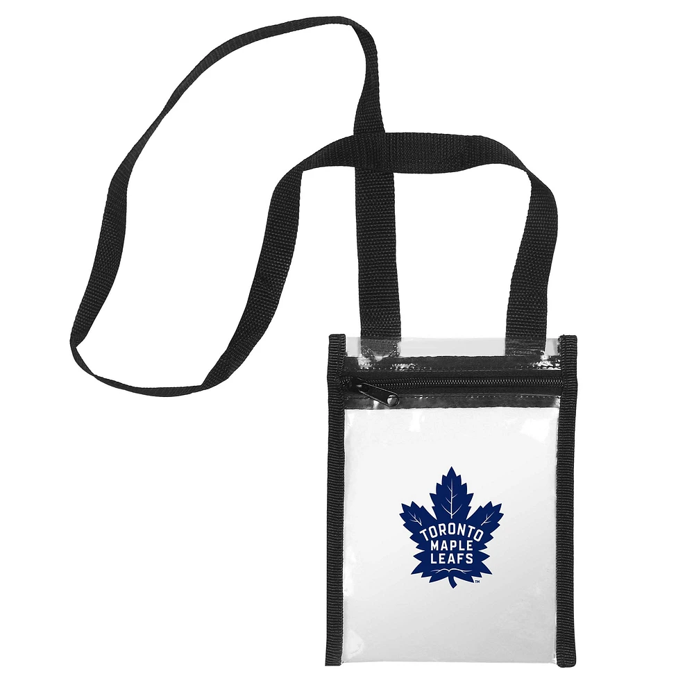 FOCO Toronto Maple Leafs To Go Clear - Crossbody Tote Bag