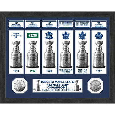 Highland Mint Toronto Maple Leafs 15" x 12" Stanley Cup Banner Collection - Photo