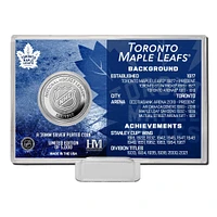 Highland Mint Histoire de l'équipe des Maple Leafs de Toronto - Coin Card