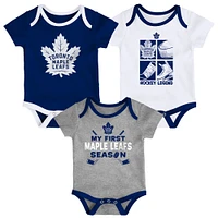 Infant Toronto Maple Leafs Legend 3-Pack Bodysuit Set