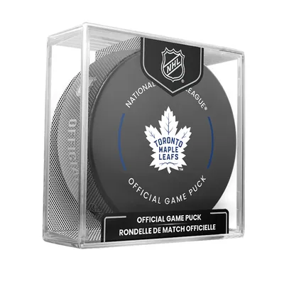 Toronto Maple Leafs Inglasco 2022-23 Season Official Game Puck