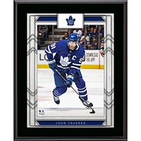 Plaque de joueur sublimée de 10,5 po x 13 po des Maple Leafs de Toronto de John Tavares