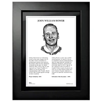 Johnny Bower Toronto Maple Leafs - Photo encadrée Legends Line 12 '' x 16 ''