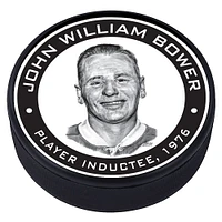 Johnny Bower Toronto Maple Leafs - Rondelle de hockey texturée Legends Line