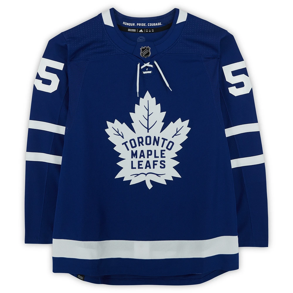 Mark Giordano Toronto Maple Leafs Autographed Blue Adidas Authentic Jersey