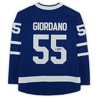 Mark Giordano Toronto Maple Leafs Autographed Blue Fanatics Breakaway Jersey