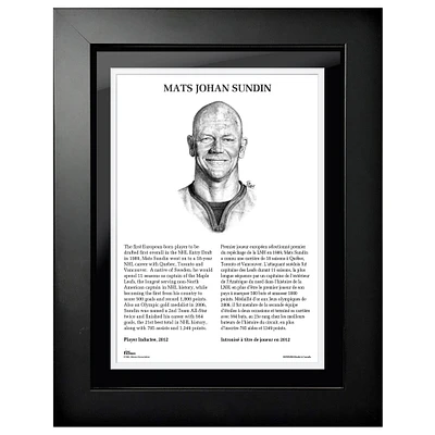 Mats Sundin Toronto Maple Leafs - Photo encadrée Legends Line 12'' x 16''