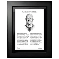 Mats Sundin Toronto Maple Leafs - Photo encadrée Legends Line 12'' x 16''
