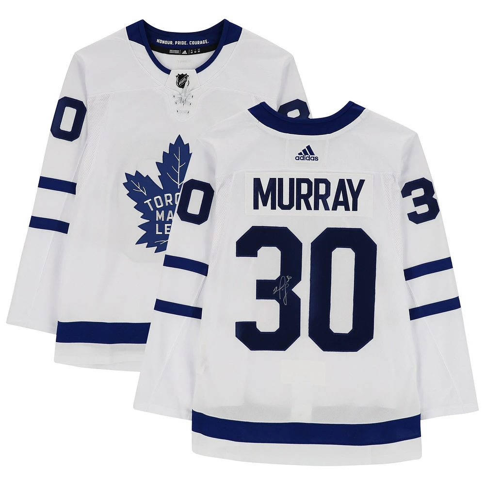 Matt Murray Toronto Maple Leafs Autographed White Adidas Authentic Jersey