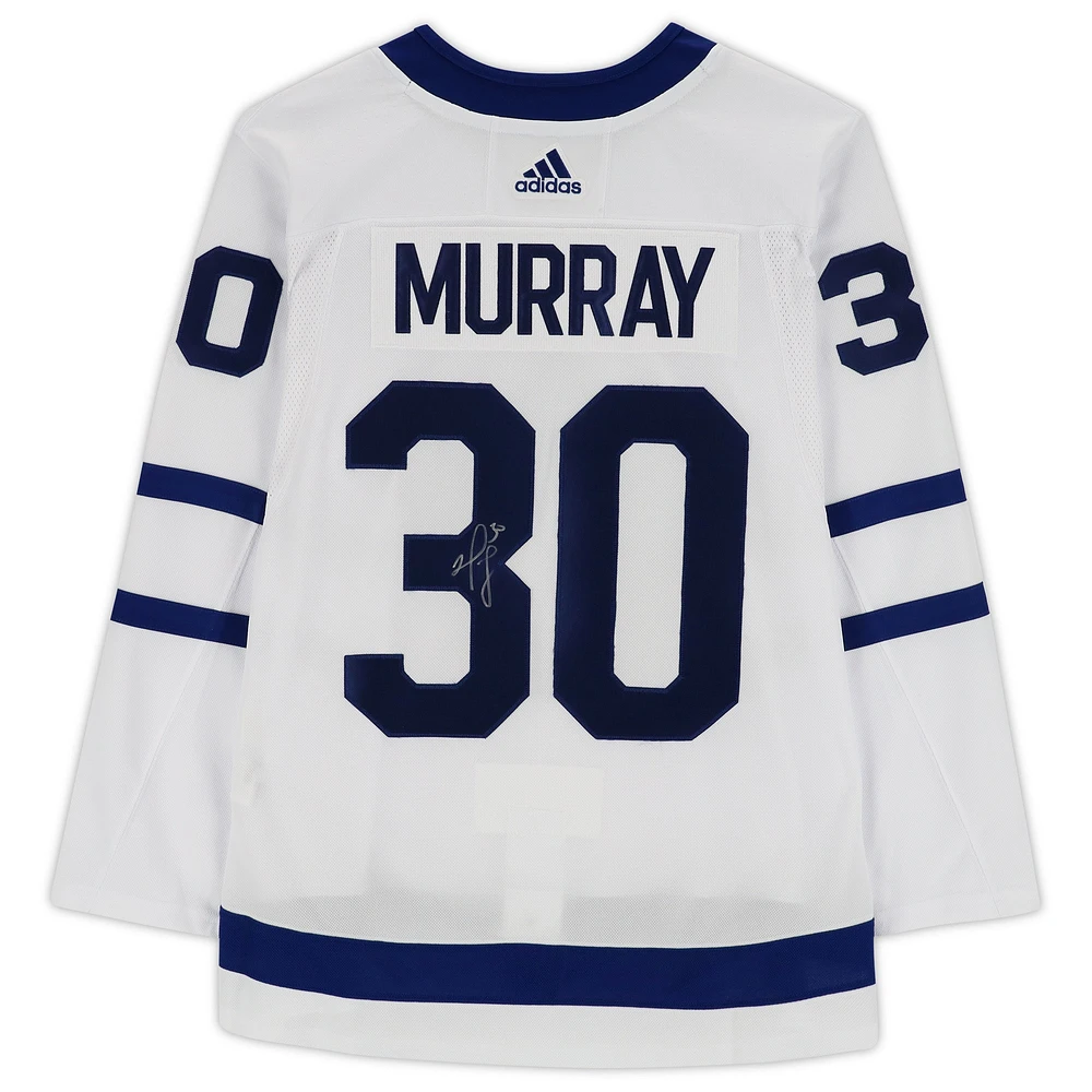 Matt Murray Toronto Maple Leafs Autographed White Adidas Authentic Jersey