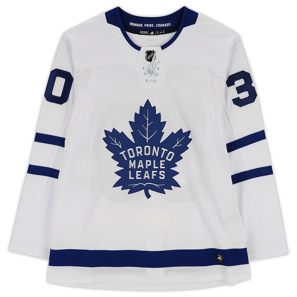 Matt Murray Toronto Maple Leafs Autographed White Adidas Authentic Jersey