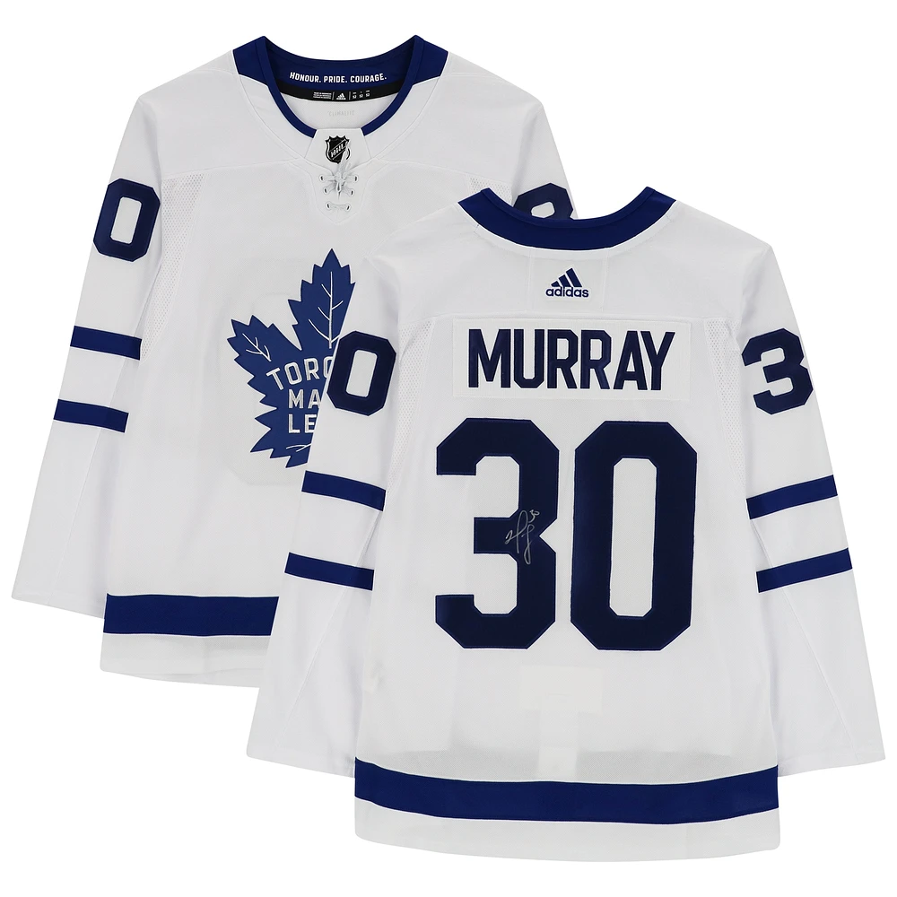 Matt Murray Toronto Maple Leafs Autographed White Adidas Authentic Jersey