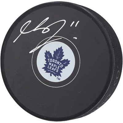 Max Domi Toronto Maple Leafs Autographed Hockey Puck 