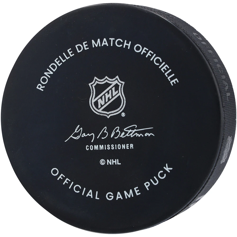 Max Domi Toronto Maple Leafs Autographed Official Game Puck 
